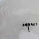 2 vintage apple barbotine plates signed Francesco Guarino