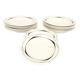 Lot 18 assiettes plates, creuses et dessert 1980