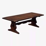 Table à manger en bois massif style Monastère