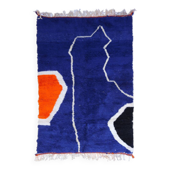 Tapis boujaad coloré fait main traditionnel 250cmx150cm