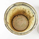 Champagne bucket in brass regrowth silver with lion handles, 1900s