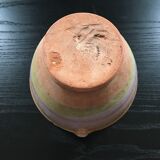 Glazed terracotta salad bowl
