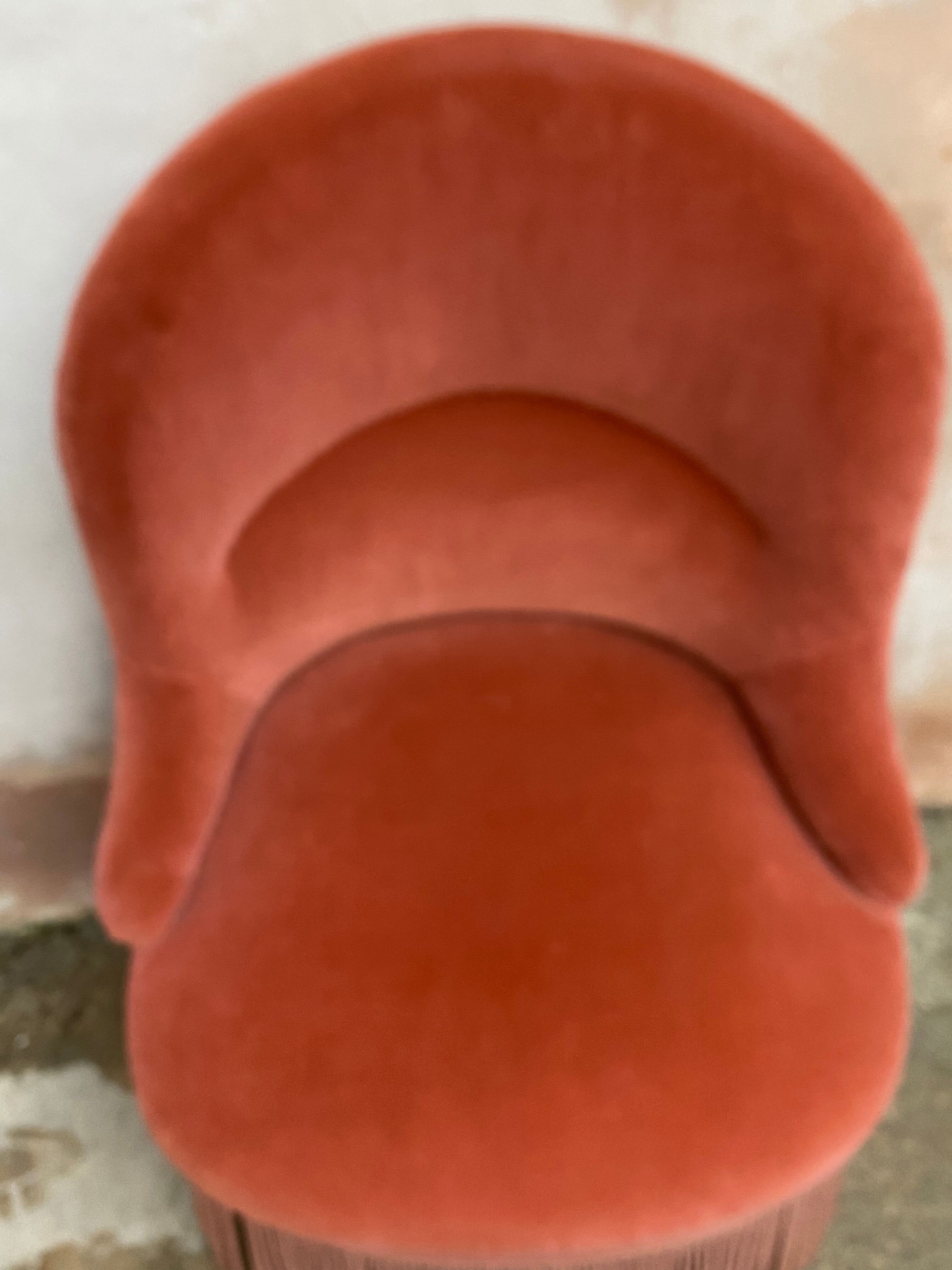 PAIR OF TOAD ARMCHAIRS