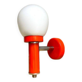 Mid Century orange wall sconce lamp 1970s