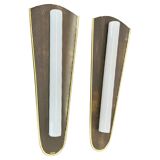 Set of 2 Large 37 cm Honeycomb Theatre Wall Light Elements, Germany, 1950s