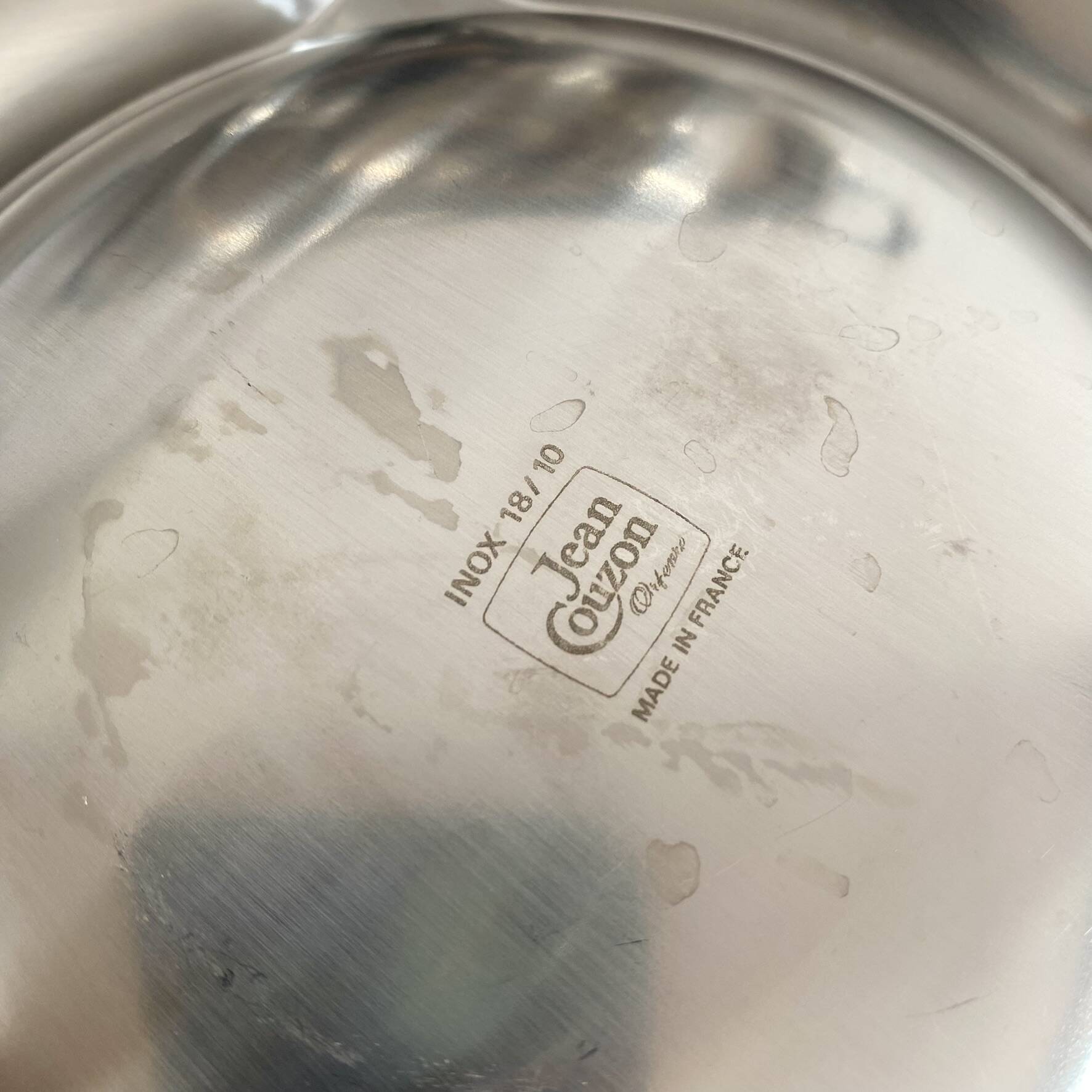 Mat stainless steel aperitif platter Jean Couzon