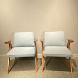 Armchairs model 366 "Bunny" by J. Chierowski vintage