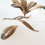 Flower brass ashtray year 70