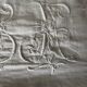 Old fine linen curtain, monogram "GH" (230x320)