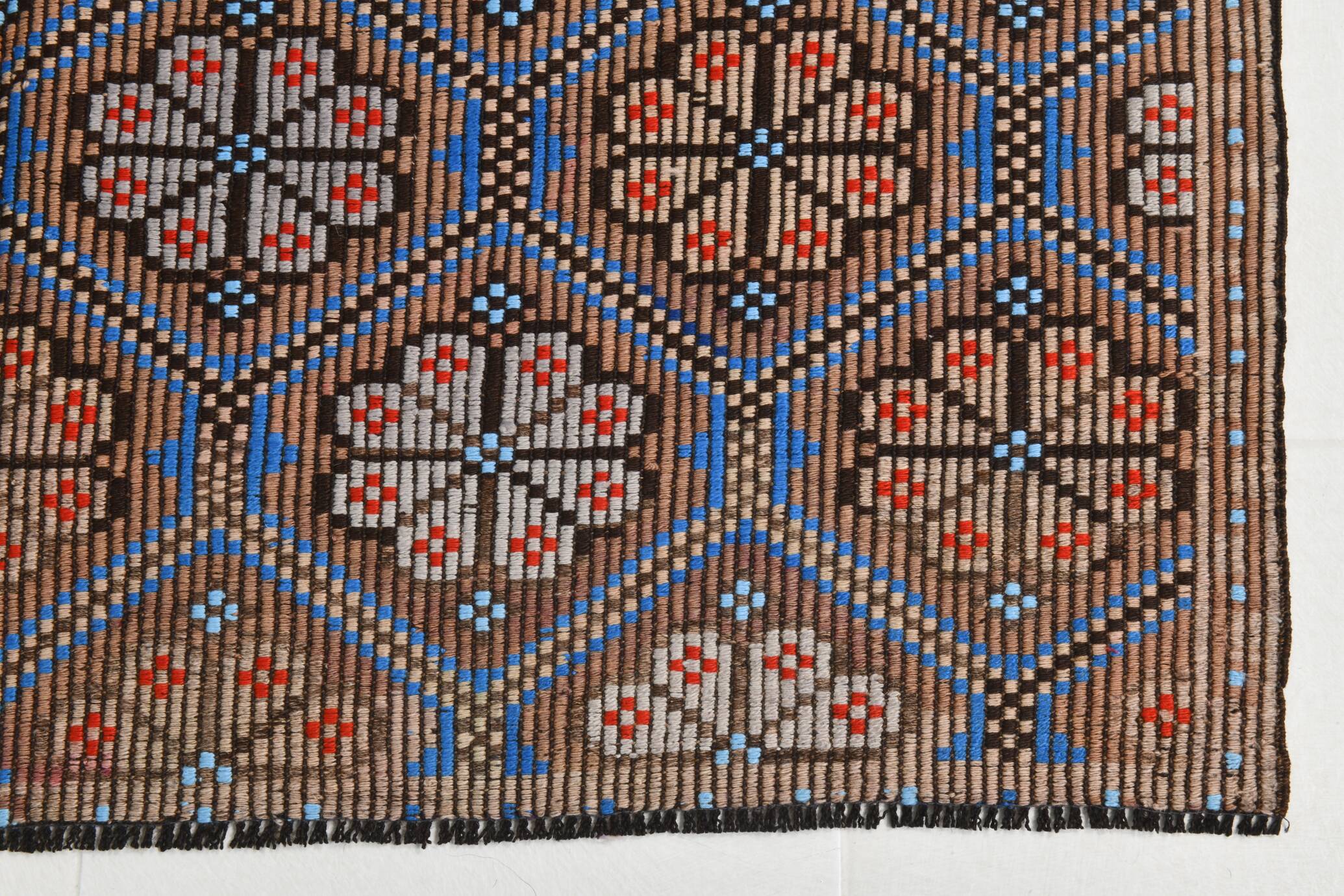 5x10 Hand Woven Wool Kilim Rug, 149x290Cm
