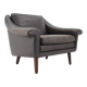 1960s Aage Christiansen ''Matador" leather danish armchair
