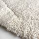 Moroccan Berber carpet Beni ouarain ecru plain with engraved diamonds 285x200cm