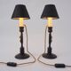 Paire de lampes anciennes Cheshire Cat Lewis Carroll Alice au pays des merveilles années 1920 Royaume-Uni