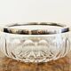 Jezler 800 Cut Crystal and Silver Fruit Bowl