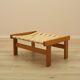 Oak footstool, Danish design, 1960s, made in Denmark