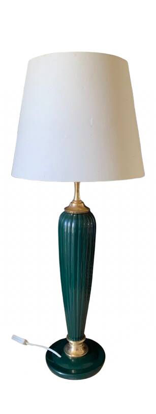 Large Deschuytener ceramic lamp