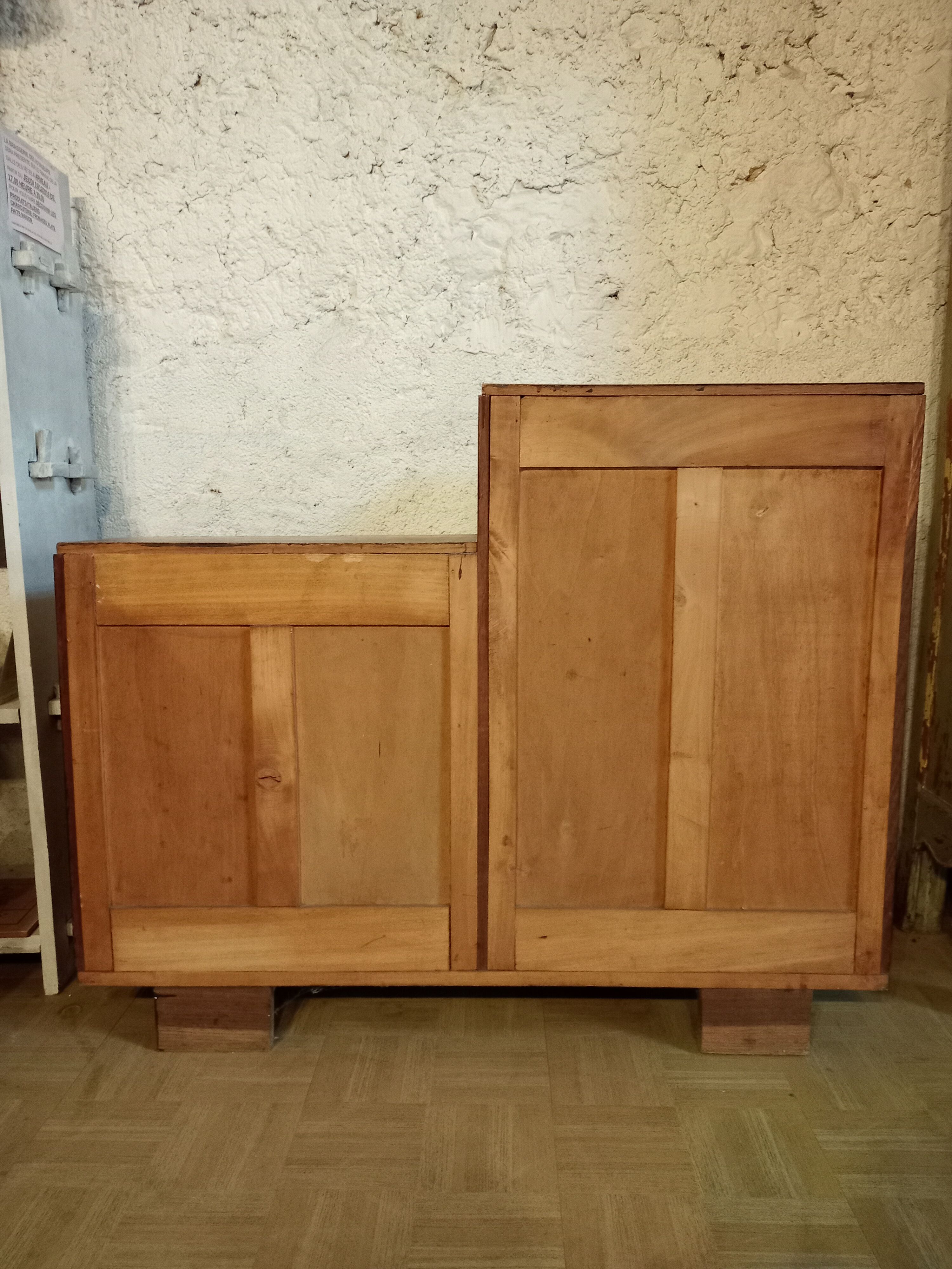 Small piece of furniture from the 40s with two doors and three drawers