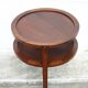 Art Deco style wooden coffee table, vintage wooden table, living room table
