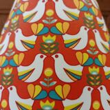 Vintage Alabaster Lamp and Bird Shade