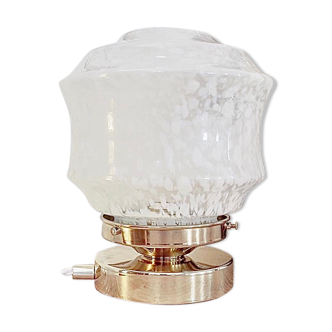 Lampe globe en verre de Clichy