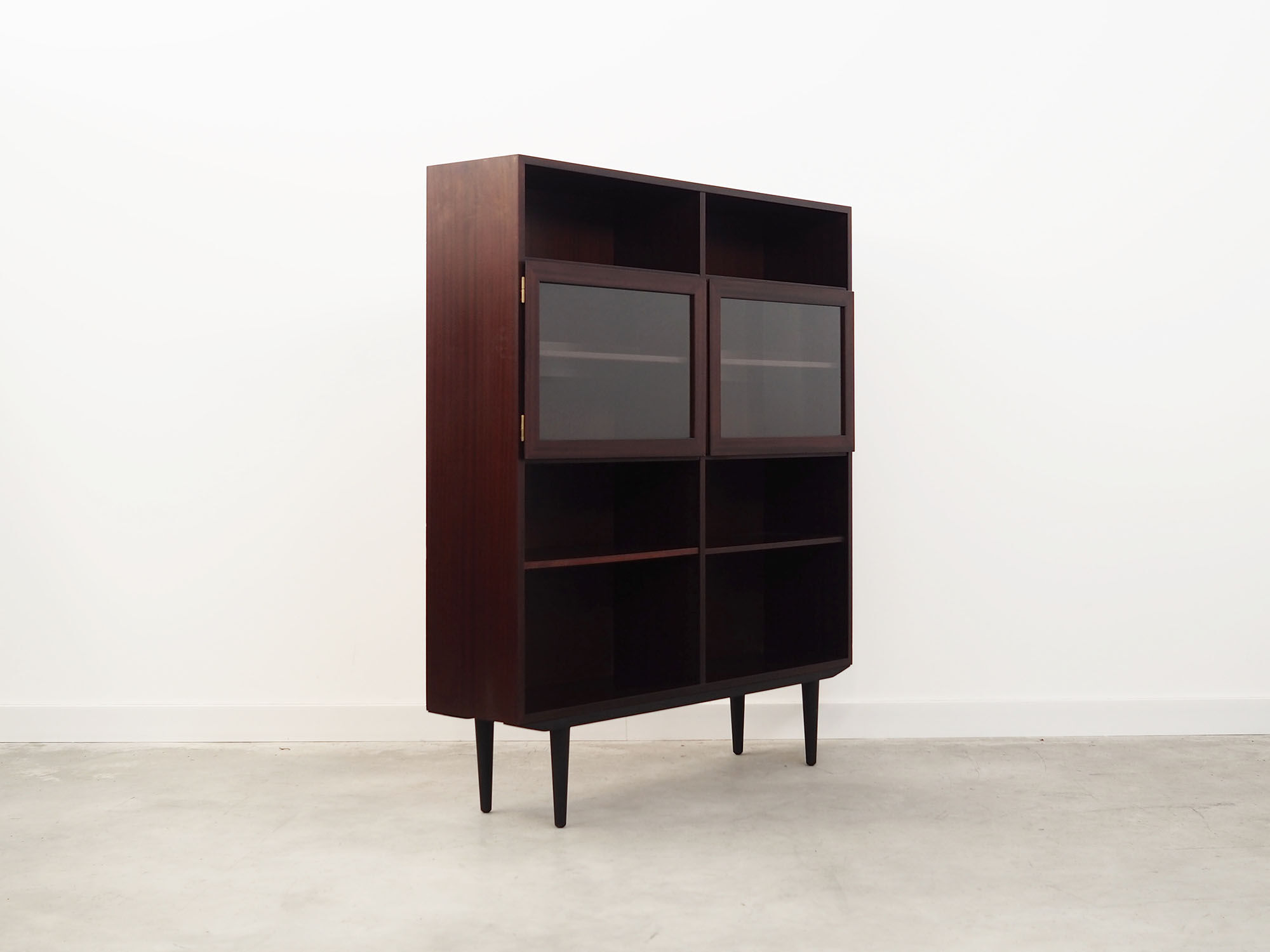 Mahogany bookcase, Danish design, 60's, production: Omann Jun