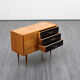 Commode vintage bois de frêne, années 50