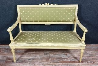 3-Room Louis XVI lacquered wood lounge