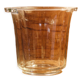 Transparent glass champagne bucket