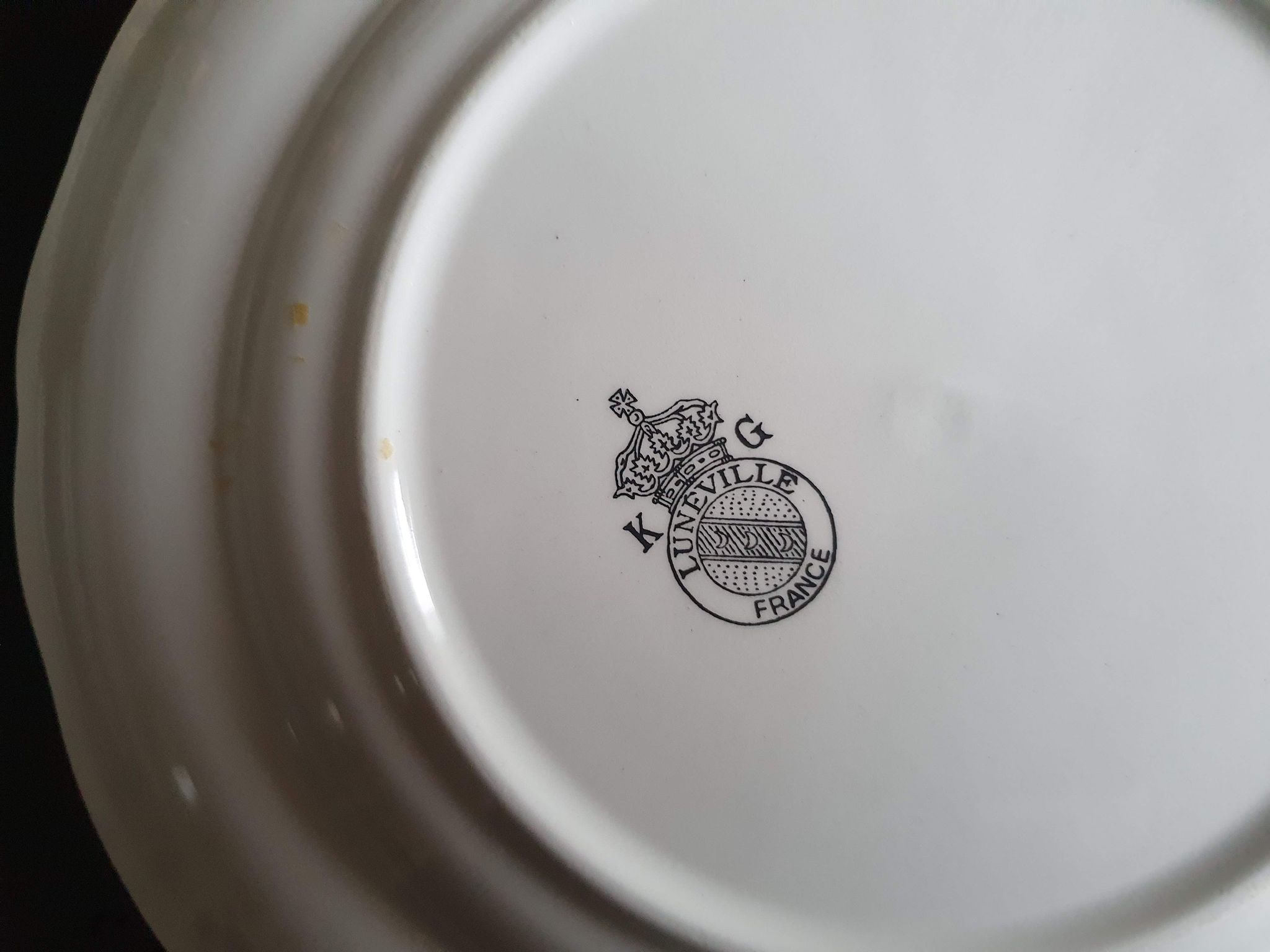 Assiettes et plats Lunéville
