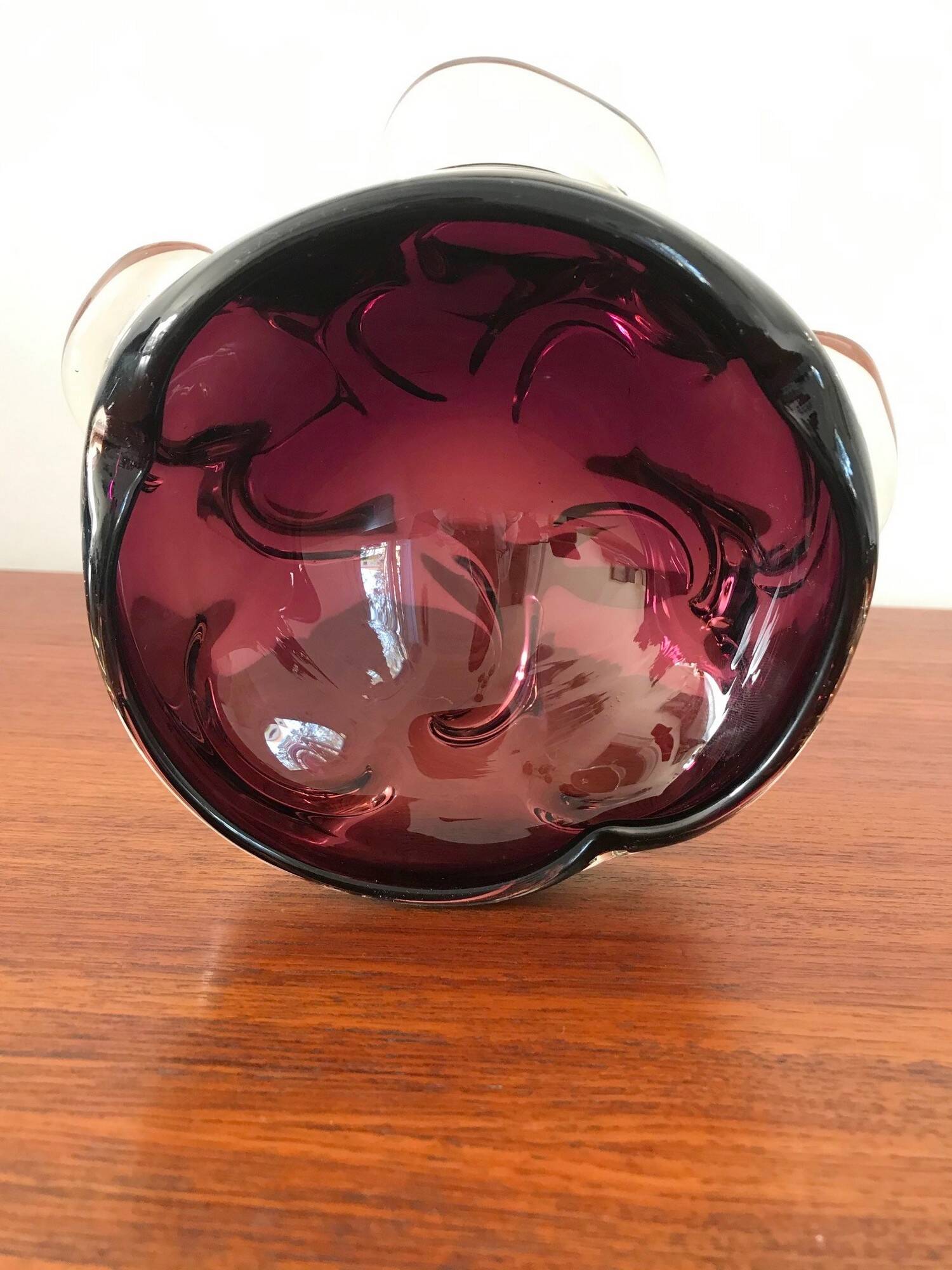 Vide poche en verre de Murano vintage années 60
