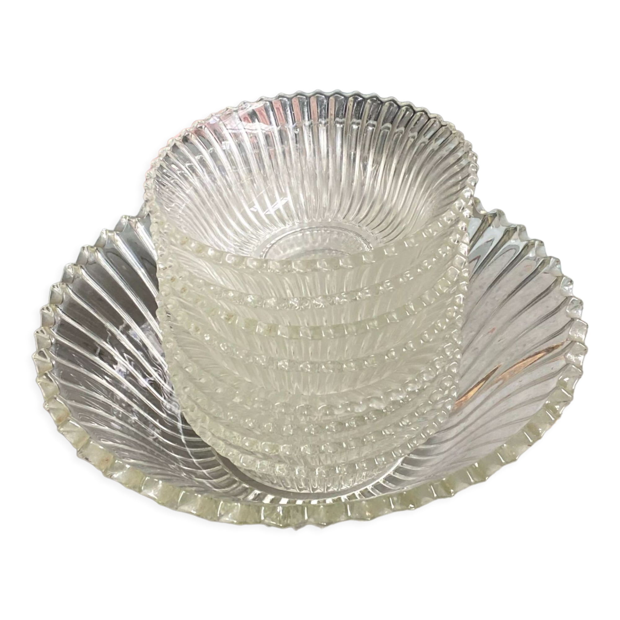 Art deco dessert set