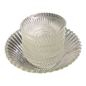 Art deco dessert set