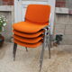 4 chaises DSC 106 Giancarlo Piretti Castelli