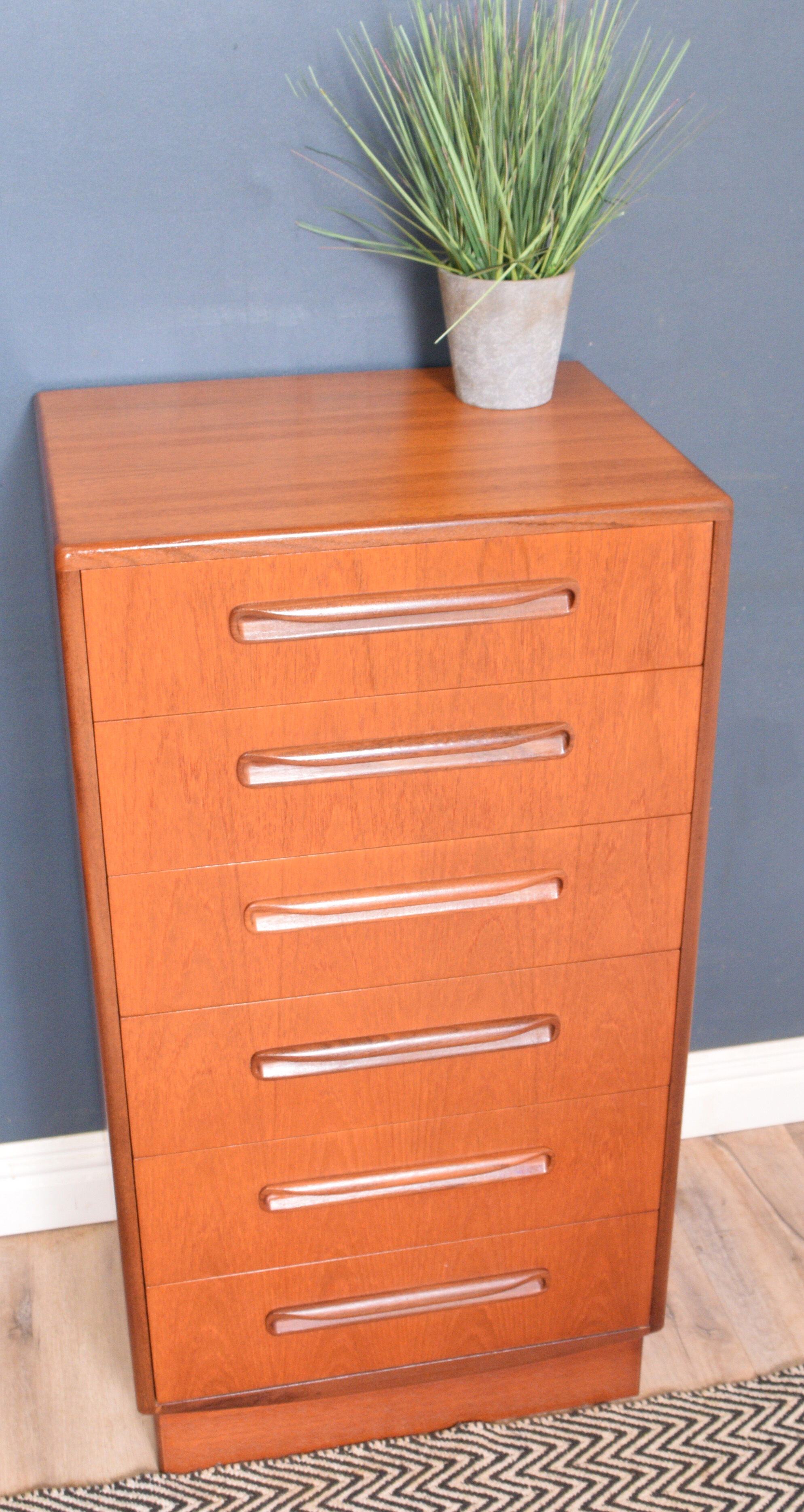 G-Plan Fresco teak 6 drawer chest of drawers