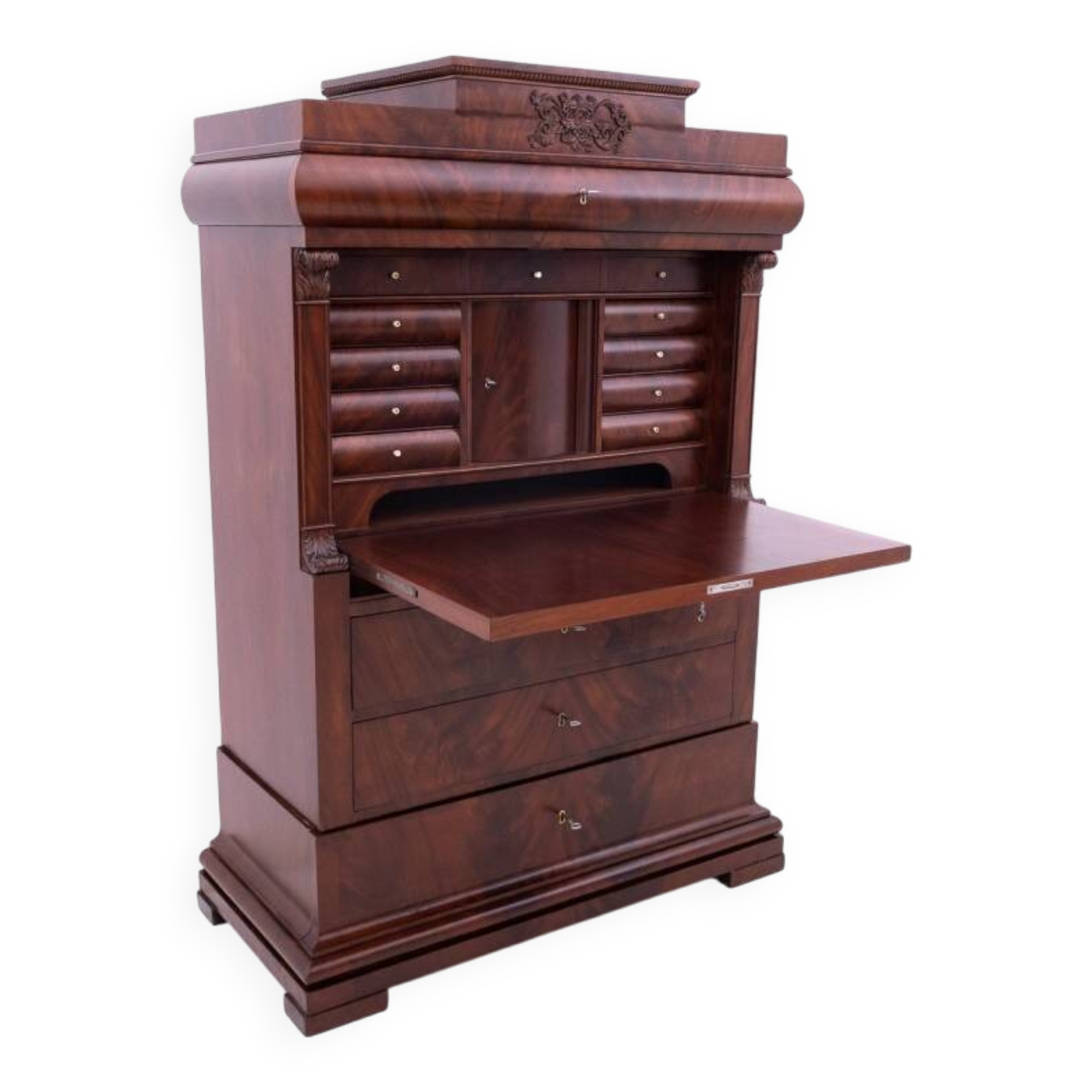 Antique secretary from around 1880, Northern Europe