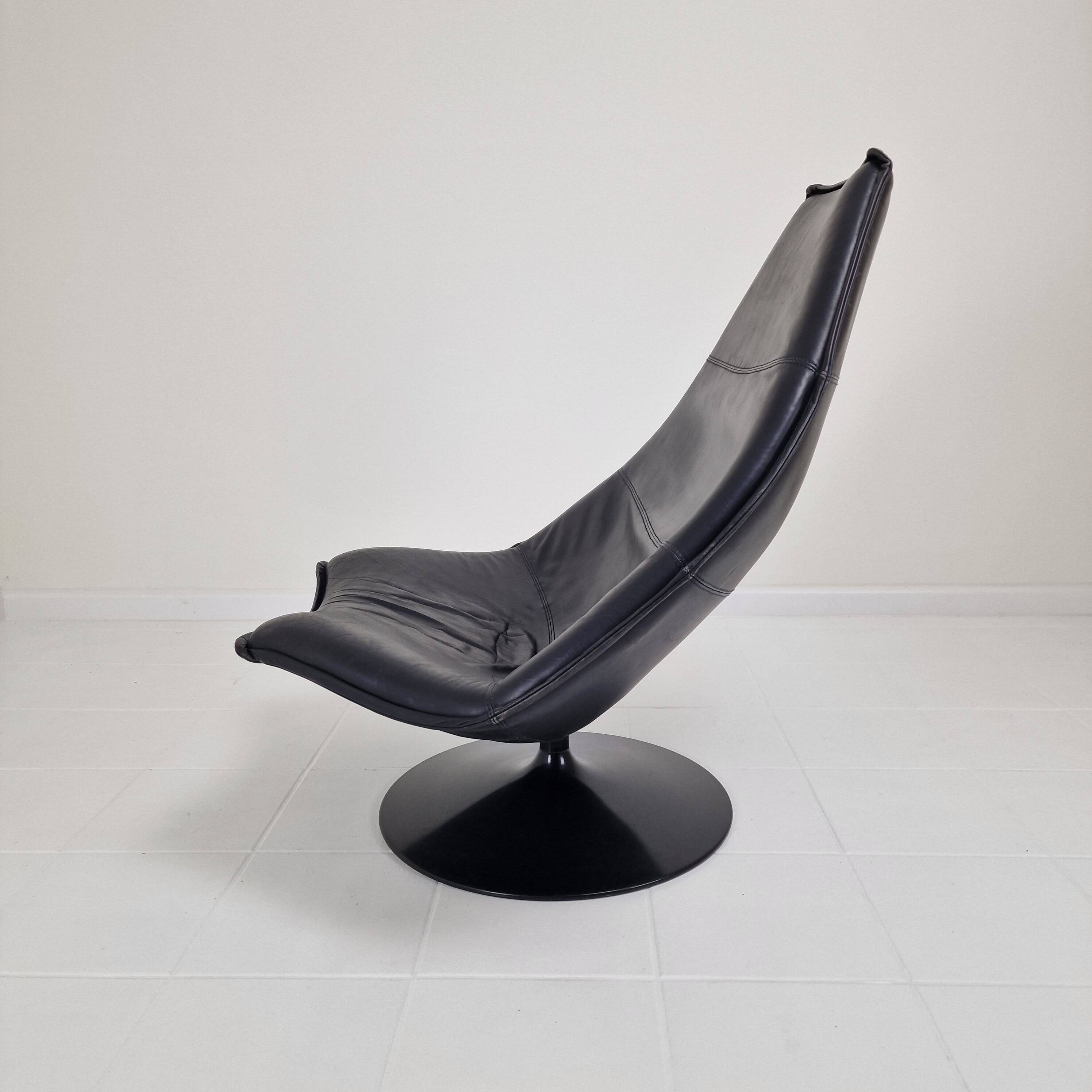 Set of 2 F585 Lounge Chairs by Geoffrey Harcourt for Artifort, 1990's