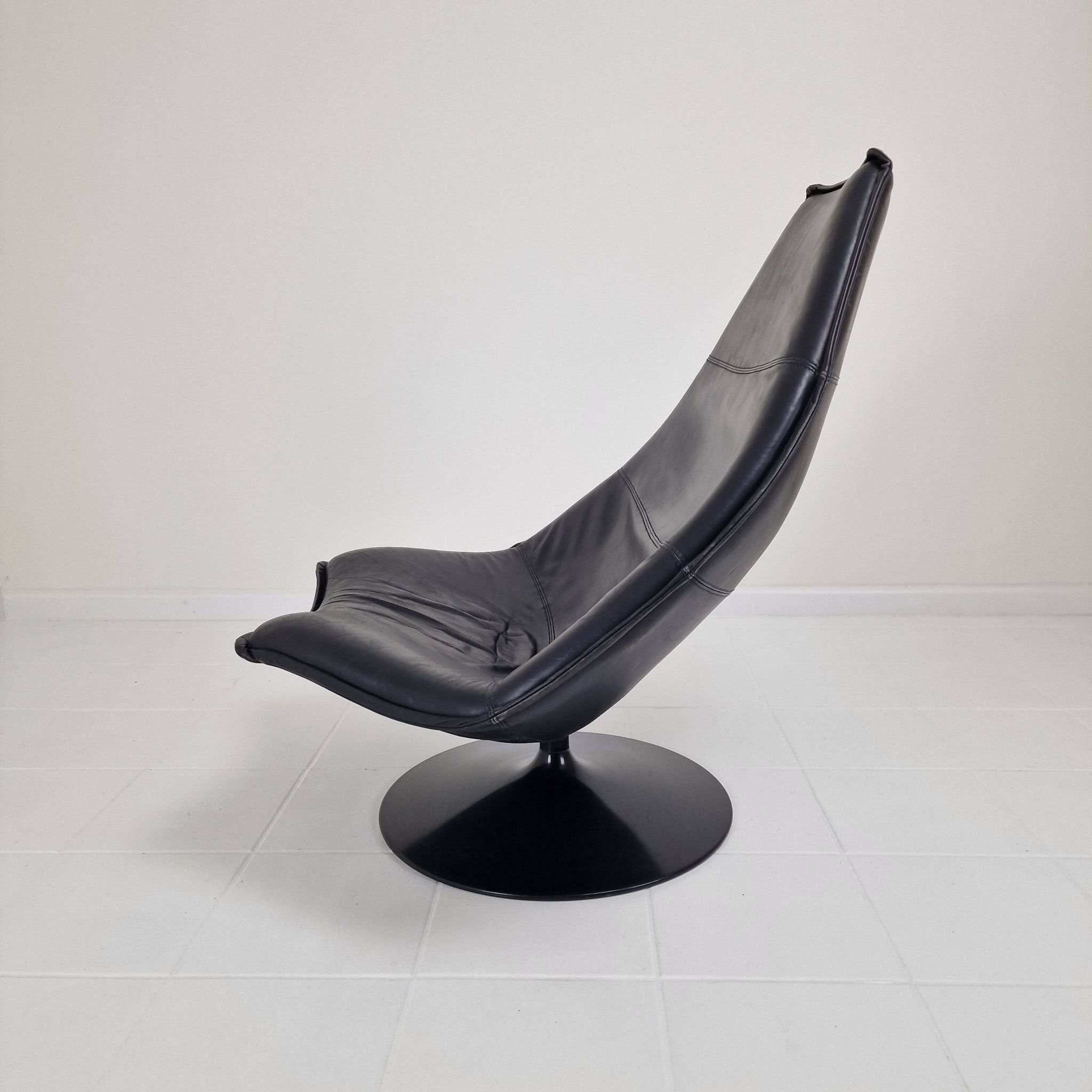 Set of 2 F585 Lounge Chairs by Geoffrey Harcourt for Artifort, 1990's