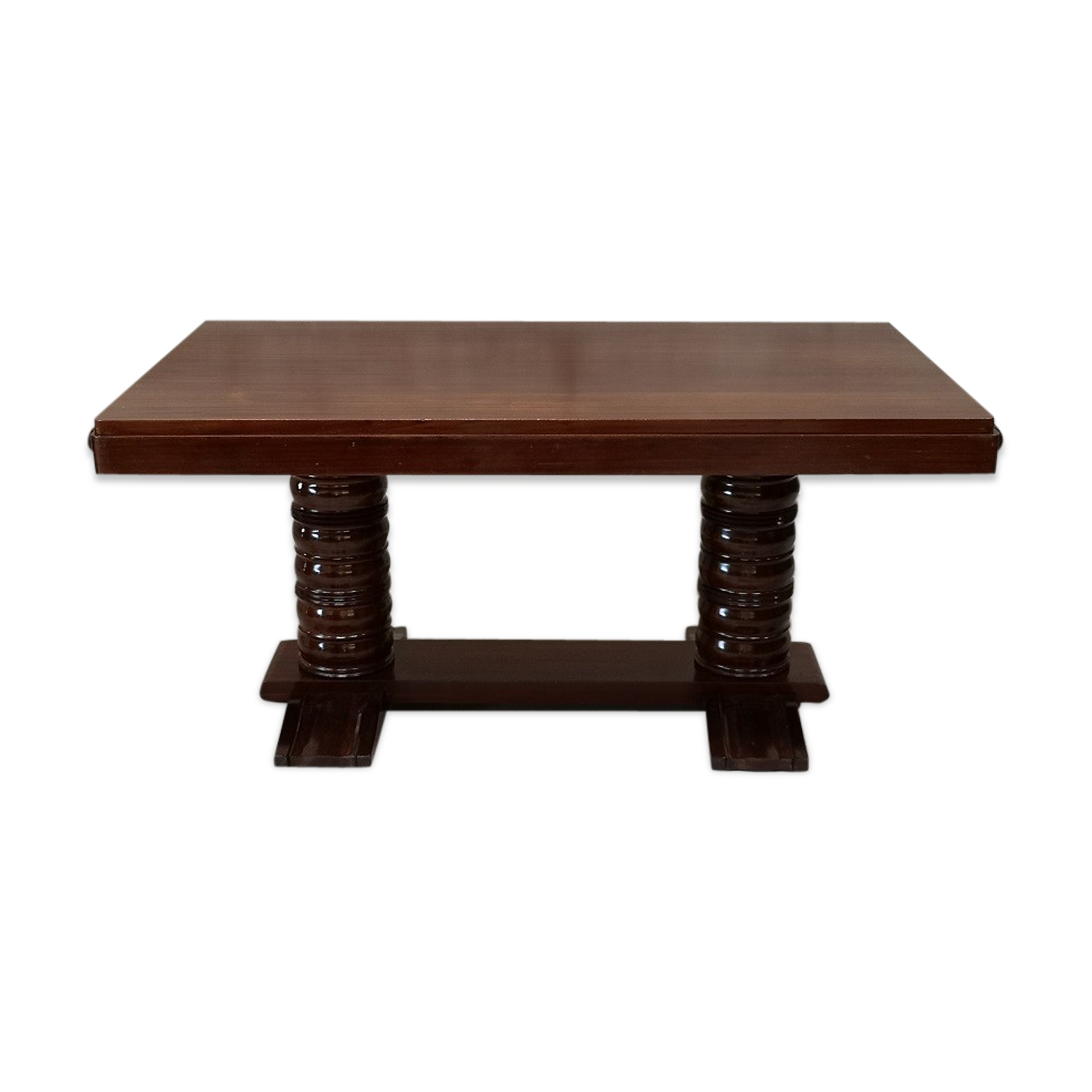 Mahogany desk by Gaston Poisson 1930 1940