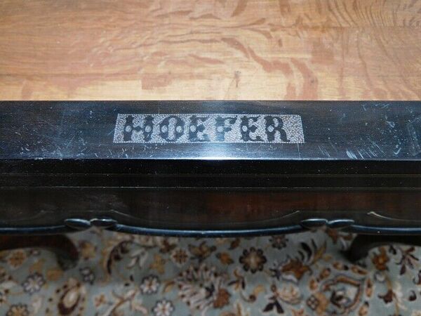 Table à jeux Napoleon lll signée Hoefer