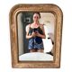 Wooden mirror and gilded stucco early twentieth century