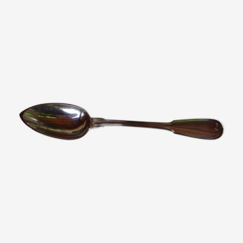 Large silver spoon