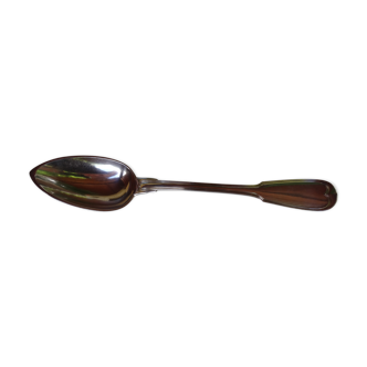 Large silver spoon