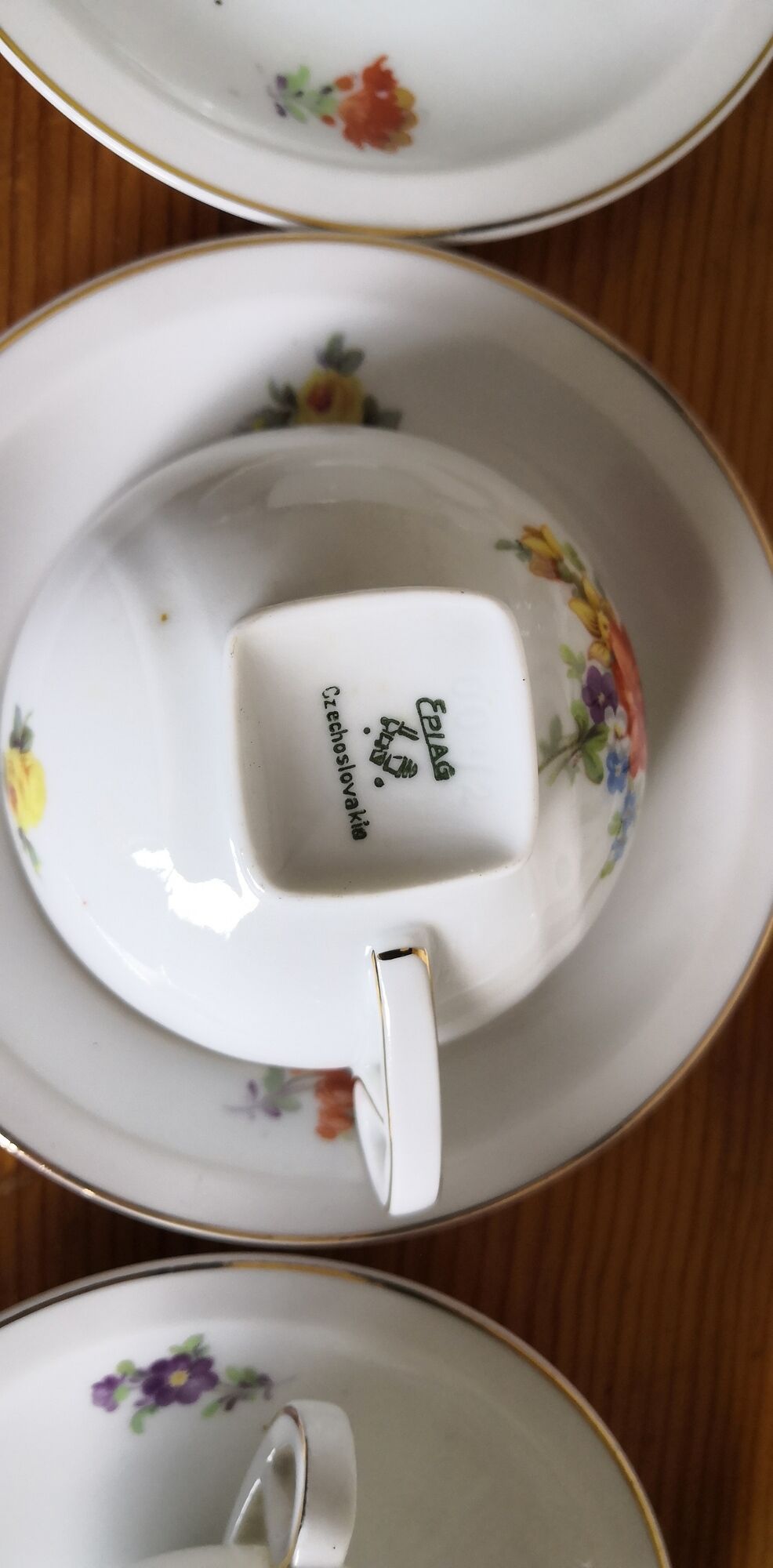 Epiag porcelain coffee service art deco czechoslovakia vintage 1920 1930