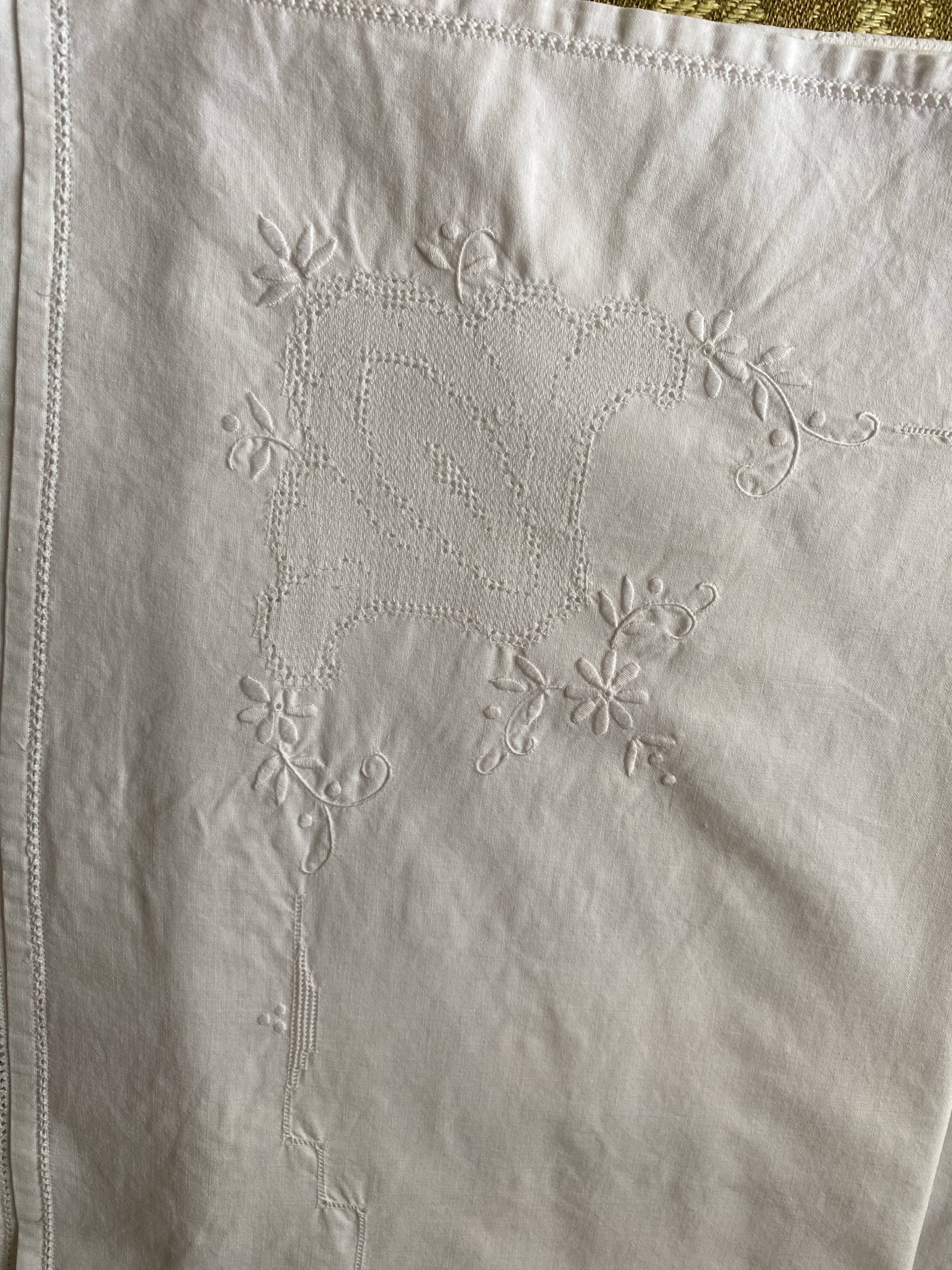 Embroidered tablecloth