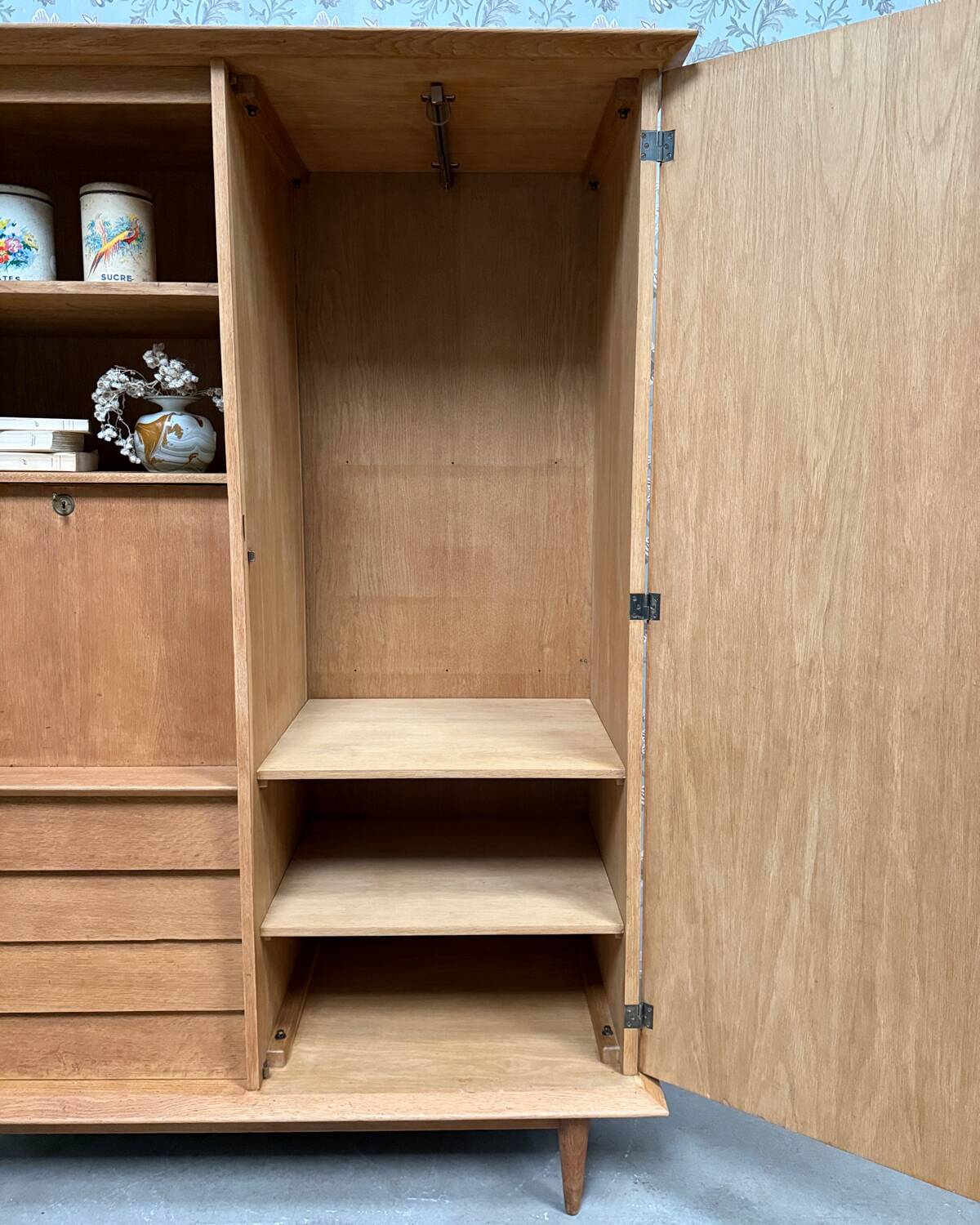 Vintage secretary cabinet (refurbished)