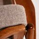 Fauteuil en teck restauré par Arne Vodder pour Glostrup Møbelfabrik