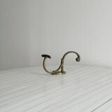 Gold-plated brass wall hook