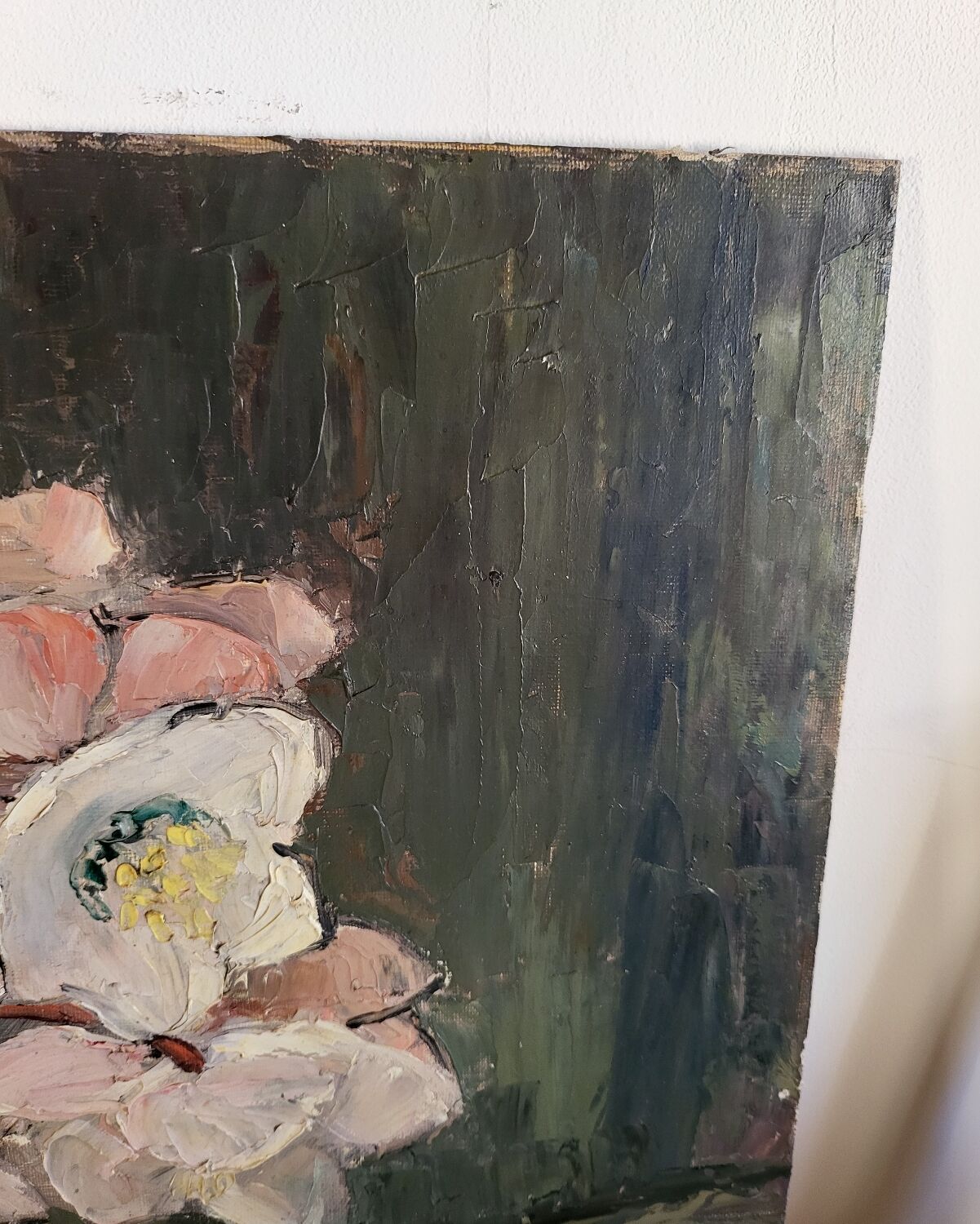 Oil on panel, germaine luquet, bouquet of flowers