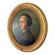 Tableau portrait feminin 19 ème