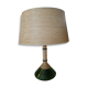 Green glass lamp